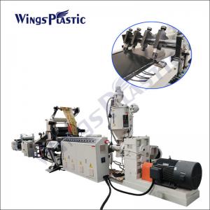 China LDPE Plastic Sheet Extruder Machine HDPE PP PET Sheet Extrusion Line on sale