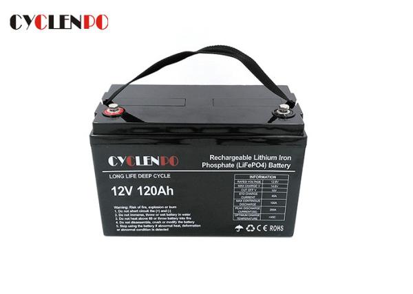 UPS / Solar Deep Cycle 12V LiFePO4 Lithium Battery 120ah Lightweight High