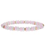 Amazonite Beach Gemstone Handmade Pave Beads Bracelets Stretch Multicolor
