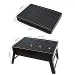 Stainless Steel BBQ Grill Folding Portable Barbecue Charcoal Grill for Picnic in