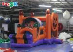 Pumpkin Halloween Inflatable Bounce Castle With Slide Inflatable Combos For