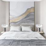 Modern Funnel Table Lamp Iron Glass Table Lamps For Living Room Bedroom Lamp(WH