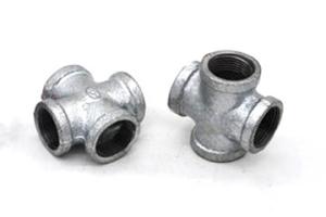 Wholesale Galvanized Cross Black Malleable Cast Iron Pipe Fittings from china suppliers