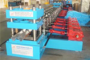 Wholesale Gear Box Driven GuardRail Roll Forming Machine , Metal Deck Roll Forming Machine 12 Stations from china suppliers