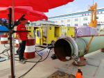 Metal Pipe Cold Cutting Machine / High Safety Pneumatic Pipe Beveler