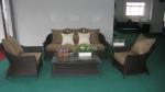 4pcs rattan sofa set.