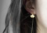 Japan Imported High Quality Silver And 14K Gold Allergy Free Earring Studs