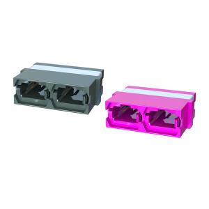 Wholesale Plastic Material Fiber Optical Adapter MPO In Black Blue Green And Aqua Colors from china suppliers