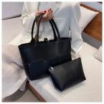 Open Closure Women's Tote Bags with Large Capacity Luxury PU Leather Shoulder