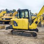Affordable KOMATSU PC56 Excavator with Low Working Hours and Crawler Chain