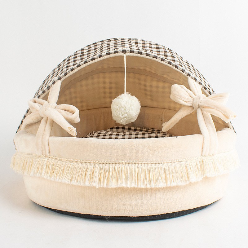 medium raised dog bed