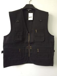 Wholesale vest, waistcoat, polyester washed fabric, weeding vest, weeding waistcoat, S-3XL, 4 colors: black, blue, green &amp; beige from china suppliers