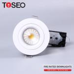 75mm Fire Rated Downlights For Corridor Painting Exhibition