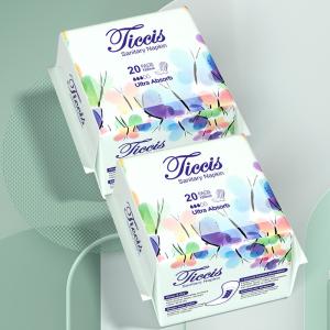 Wholesale Ultra thick Disposable Super Absorbency Sanitary Pads 3-D Leak Guard Blue chip Feminine Hygiene Day Use Sanitary Napkins from china suppliers