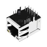 LPJK7036-1A98NL 1000 Base-T Tab Up Orange&Green/Yellow Led Single Port