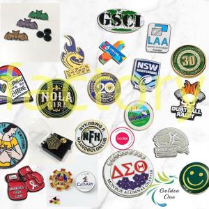 Wholesale Manufacturer Custom Fashion Pins Metal Logo Badges Brooch Hard Soft Enamel Pins Lapel Pins for Clothes Decorative from china suppliers