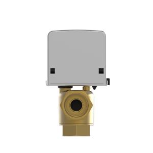 China Fan Coil Spring Return Actuator Motorized Valve / 1.6 MPa Brass Ball Control Valve on sale