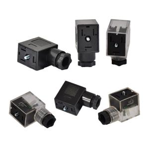 Wholesale 3 Pin 4 Pin Solenoid Valve Connector A B D Code Male Female Electrical Plug from china suppliers