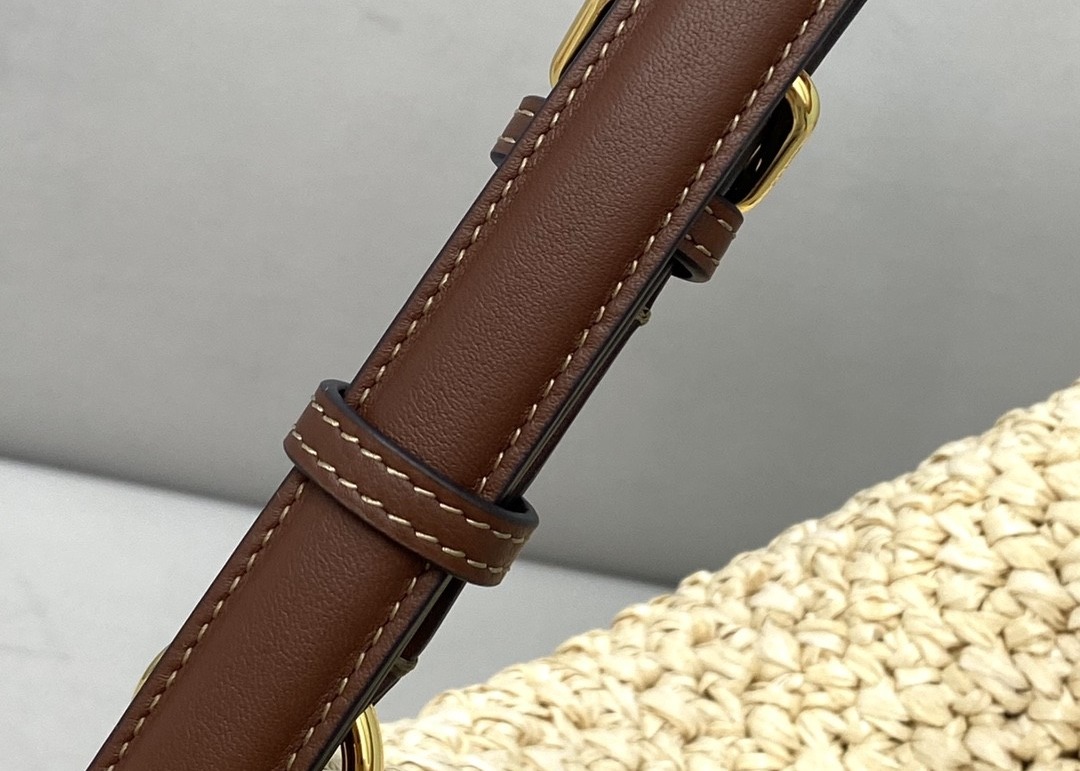 Classic Underarm Bag Straw Weaving Series Of Pure Hand Woven Single Strap Shoulde Lazy French Style Handbag
