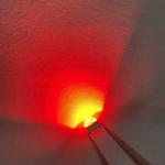 Red Color 620-630nm 3528 SMD LED 4000-6000mcd Ball Head 30deg Transparent 80mW