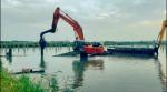 15m Excavator Mounted Pile Driver 40 Ton High Frequency Vibratio