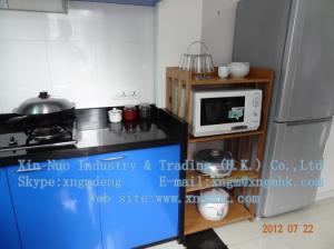 Wholesale The bamboo kitchen racks, microwave ladders, bathroom partitions racks, wood racks from china suppliers