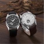 Waterproof Luxury Tourbillon Mechanical Watch Stainless Steel Case Bottom