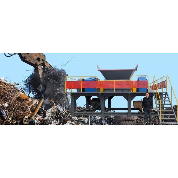 24 Hours Online Large Foam Rubber Tyre Plastic Waste Shredder Machine for Recycling