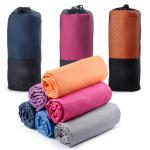 Sweat Absorbing Printed Microfiber Sport Fitness Towel Custom Gym Towel