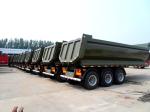 Sale 3 Axle 40cubic Meter 60ton Rear End Tipper Trailer Dump with 137500 Axle