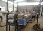 Wood Plastic WPC Profile and Board Extruder , PVC PP PE Plastic Profile