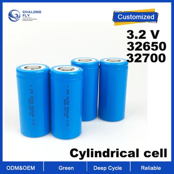 OEM ODM LiFePO4 lithium battery Cylindrical cell Wholesale 32700 32650 Battery