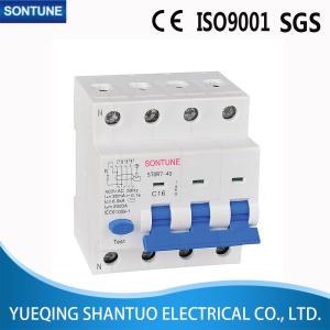 Wholesale 4 Pole Electrical Circuit Breaker STOR7-40 Din Rail Install IP20 Protection Degree from china suppliers