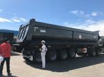 3 Axles U-Type Dump Semi-Trailer for Transportation Fuwa/BPW Axle Transportation