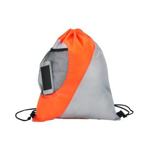 Wholesale Drawstring Mesh Pocket 190T Sports Nylon Backpack Bags from china suppliers