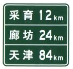 Guide Road Sign Disc High Speed Way Place Sign Sheet Maker Direction Aluminium