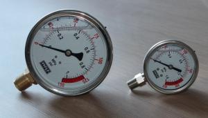 Wholesale 50MM 1000 Bar RO System Accessories Liquid Water Filled Pressure Gauge from china suppliers