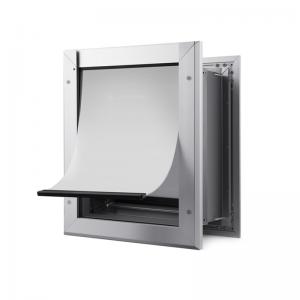 China Durable Silver Aluminum PET Door Large Medium / Small Cat Flap Door on sale