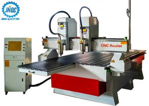 Wholesale 2 Seperated Spindles 4th Rotary Axis 300mm Cnc Wood Router Machine from china suppliers