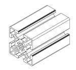 8 - 5050 V Slot Extrusion Aluminum Profiles For Guide Rails