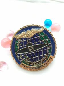 Wholesale Die casting 3D custom enamel USA military commemorate challenge coin from china suppliers