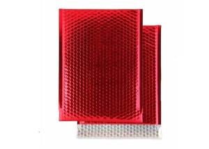 Wholesale Custom Logo Print USPS Express Padded Envelope Metallic Plastic Bubble Mailers from china suppliers