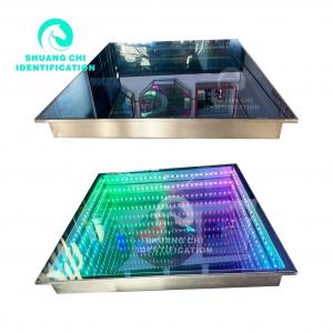 Wholesale 80 IP 67 Stainless Steel Tempered Glass Pressure Sensitive Led Dance Floor Tiles from china suppliers