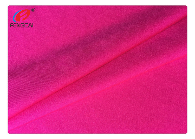 Knitted 80 Polyamide 20 Elastane Fabric For Women Fitness Leggings Swimwear