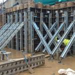 4.0m Scaffolding Metal Steel Adjustable Shoring Prop For Concrete Formwork