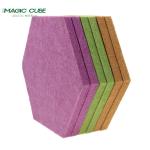 Modern Design Sound Absorbing Acoustic Panel With 100% Polyester Fiber Core