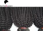 Soft Virgin Human Hair Double Drawn Human Hair Extensions Curly Wave