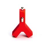 Cigarette lighter socket car charger stylish Y Shape style charger3.1A dual USB