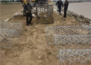 Wholesale Galvanized Hexagonal Braided Gabion Baskets For Water And Soil Protection from china suppliers