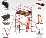 Portable Insulation Scaffolding / High Safety Light -Weight Insulated Scaffoldin